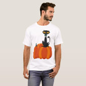 Halloween-Katze T-Shirt (Vorne ganz)