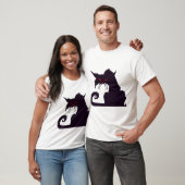 Halloween-Katze T-Shirt (Unisex)