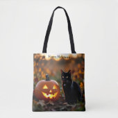 Halloween. Katze Tasche (Vorderseite)