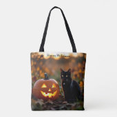 Halloween. Katze Tasche (Rückseite)