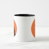 Halloween-Katze Tasse (Zentrum)