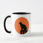 Halloween-Katze Tasse (Links)