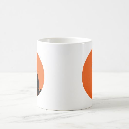 Halloween-Katze Tasse (Mittel)