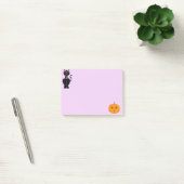 Halloween-Katze und Kürbis Post-it Klebezettel (Büro)