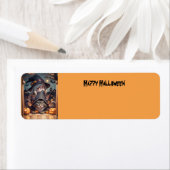 Halloween-Katze und Trick oder Heilkind (Insitu)