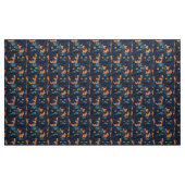 Halloween-Katzen auf Orange Stoff (Yard (91,4 cm))