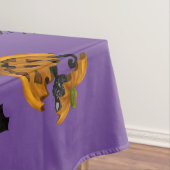 Halloween Katzen, Fledermäuse und Gespenster Cotto Tischdecke (Beispiel)