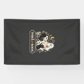 Halloween Katzen Geist Magie Banner (Horizontal)