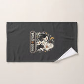 Halloween Katzen Geist Magie Handtuch (Handtuch)