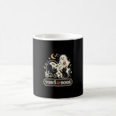 Halloween Katzen Geist Magie Kaffeetasse (Mittel)
