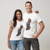 Halloween-Katzen-Horror-Kunst-Graffiti T-Shirt (Unisex)