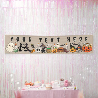 Halloween-Katzen Lustige Party Banner