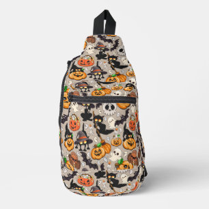 Halloween Katzen Lustige Party Crossbody Bag