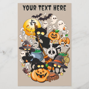 Halloween Katzen Lustige Party Flyer