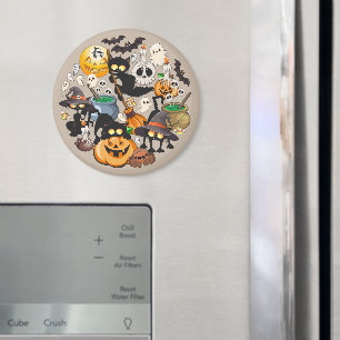 Halloween Katzen Lustige Party Magnet