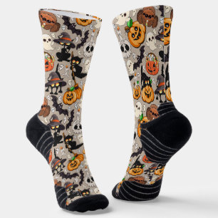 Halloween Katzen Lustige Party Socken