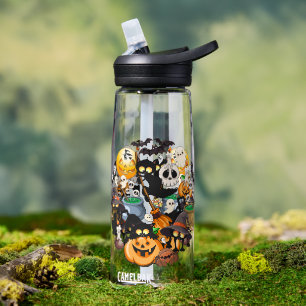 Halloween Katzen Lustige Party Trinkflasche