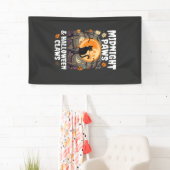 Halloween Katzen Mond Unfug Banner (Insitu)