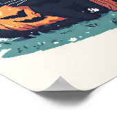Halloween-Katzen Poster (Ecke)