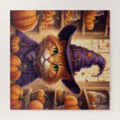 Halloween-Katzen-Puzzle Puzzle (Horizontal)