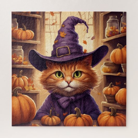 Halloween-Katzen-Puzzle Puzzle (Vertikal)