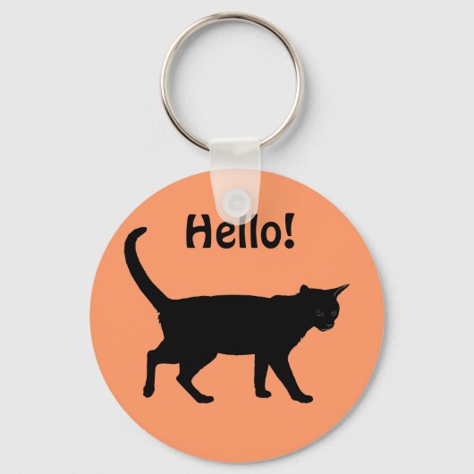 Halloween Katzen! Schlüsselanhänger (Vorderseite)