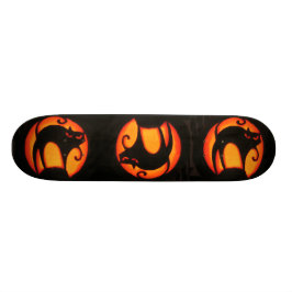 Halloween-Katzen-Skateboard Skateboard