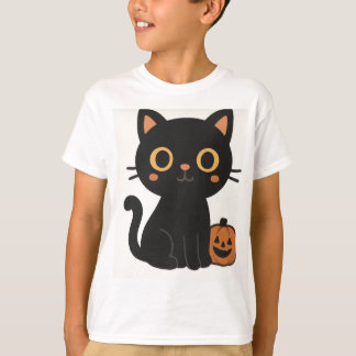Halloween-Katzen-T-Shirt T-Shirt