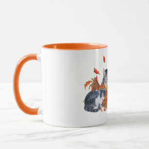 Halloween-Katzen Tasse