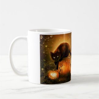 Halloween-Katzen-Tasse Kaffeetasse