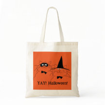 Halloween-Katzen-Tragetasche