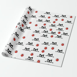 Halloween Katzen Wrapping Paper Geschenkpapier