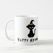 Halloween-Katzendesign Kaffeetasse (Links)