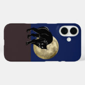 Halloween Katzenjammer auf Vollmondnacht Case-Mate iPhone Hülle (Rückseite (Horizontal))