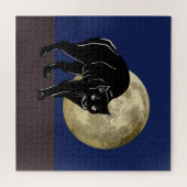 Halloween Katzenjammer auf Vollmondnacht Puzzle (Horizontal)