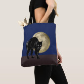 Halloween Katzenjammer auf Vollmondnacht Tasche (Von Nahem)