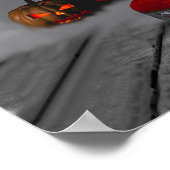 HALLOWEEN KATZENKAMPF POSTER (Ecke)
