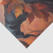 Halloween Katzenkatze in einer Hexenhutdekoupage Seidenpapier (Detail)