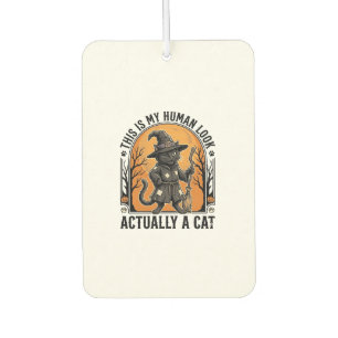 Halloween-Katzenkostüm Lustiges Vintage-Hexenkatze Autolufterfrischer