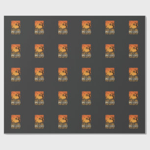 Halloween Katzenliebhaber Herbstsonnenuntergang Gr Geschenkpapier