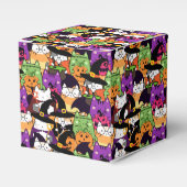 Halloween Kawaii Cat Pattern Geschenkschachtel (Vorderseite)