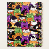 Halloween Kawaii Cat Pattern Planer (Rückseite)