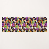 Halloween Kawaii Cat Pattern Yogamatte (Vorderseite (Horizontal))