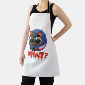 Halloween Kawaii Evil Black Cat mit Knife Schürze (InSitu)