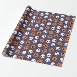 Halloween Kawaii Pattern Geschenkpapier