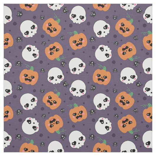 Halloween Kawaii Pattern Stoff (Muster)