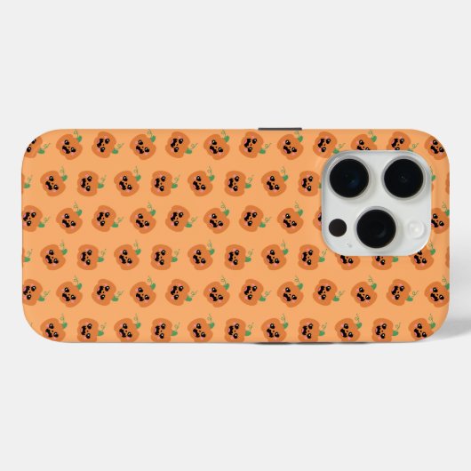 Halloween Kawaii Pumpkins Pattern Case-Mate iPhone Hülle (Rückseite (Horizontal))