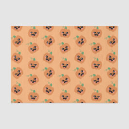 Halloween Kawaii Pumpkins Pattern Seidenpapier