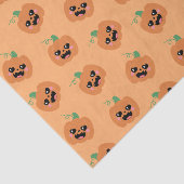 Halloween Kawaii Pumpkins Pattern Seidenpapier (Ausschnitt)
