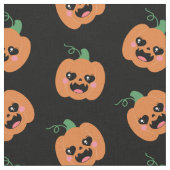 Halloween Kawaii Pumpkins Pattern Stoff (Nahaufnahme)